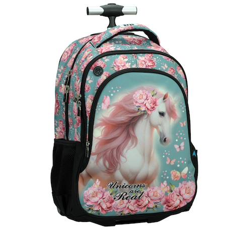 Fille-Accessoires-Sac à dos à roulettes fille licorne unicorns are real 48 cm