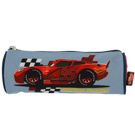 Trousse garçon ronde synthétique cars lightning mcqueen Bleu marine 4 - vertbaudet enfant 