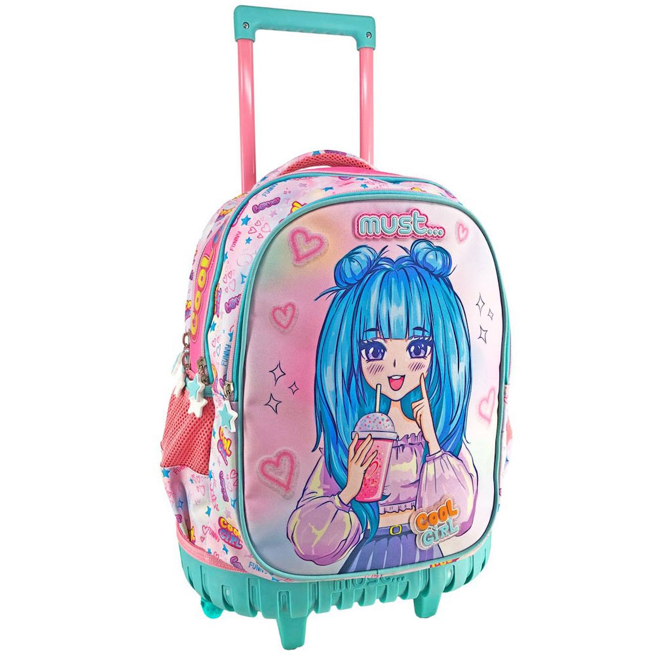 Sac Dos Roulettes Cool Girl Must 45 Cm Trolley Multicolore 51 €
