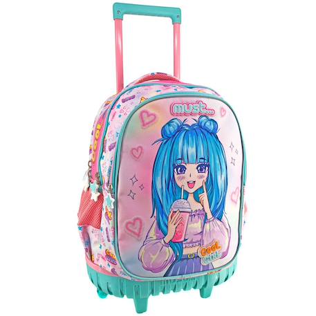 Garçon-Accessoires-Cartable, trousse-Sac à dos à roulettes cool girl must 45 cm trolley