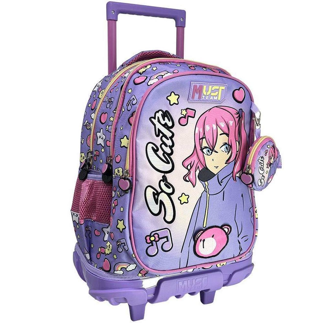 Sac Roulettes Manga Must So Cute 3 Compartiments 45 Cm Violet Fonc 51 €