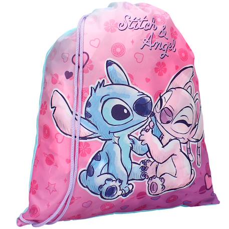 Fille-Accessoires-Sac à dos en cordon stitch hello cutie – stitch & angel
