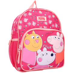 Sac à dos maternelle peppa pig oink 29 cm zips poches filet - my little pony  - vertbaudet enfant