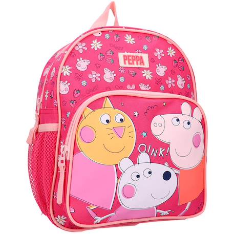 Sac à dos maternelle peppa pig oink 29 cm zips poches filet - my little pony  - vertbaudet enfant