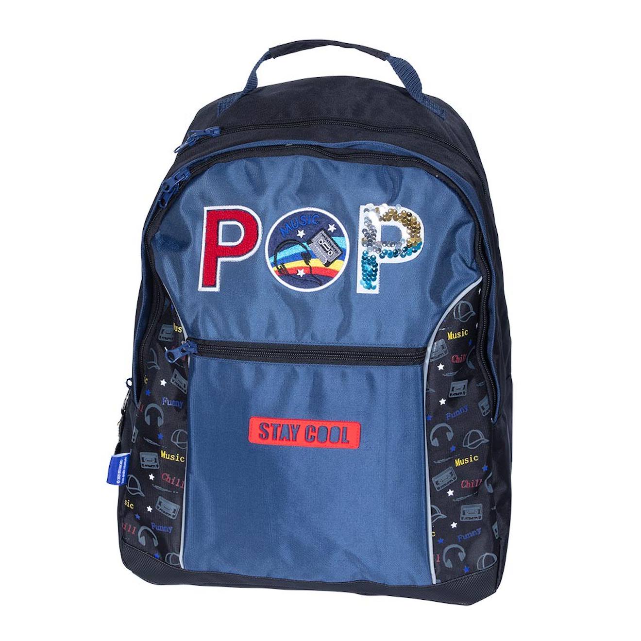 Sac À Dos Scolaire Garçon - 43 Cm Bleu