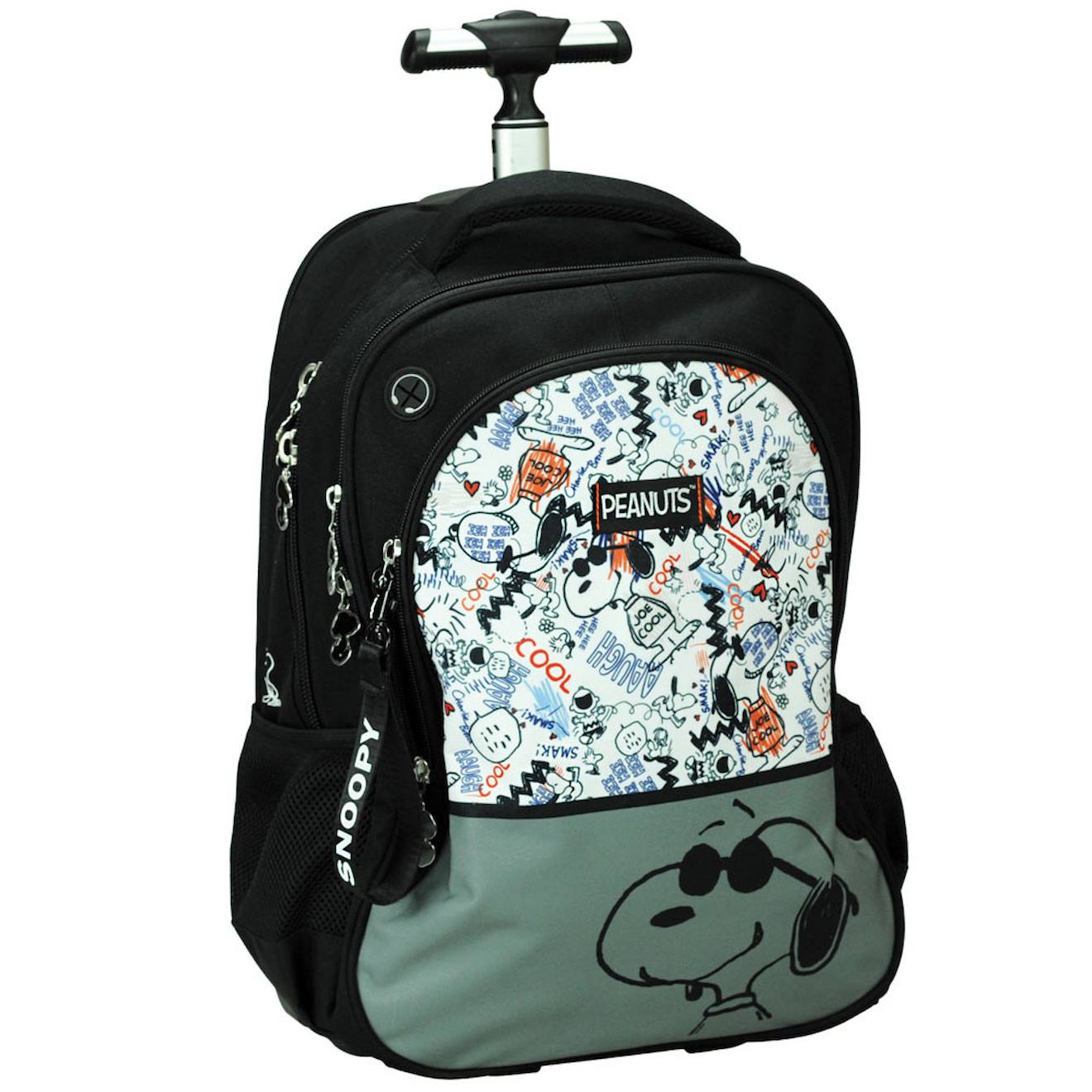 Sac Roulettes Garon Snoopy Peanuts 48 Cm Noir Blanc Gris 51 €