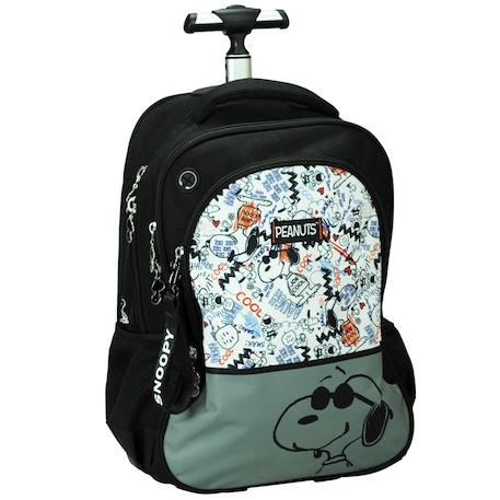 Sac à roulettes snoopy peanuts 48 cm  - vertbaudet enfant