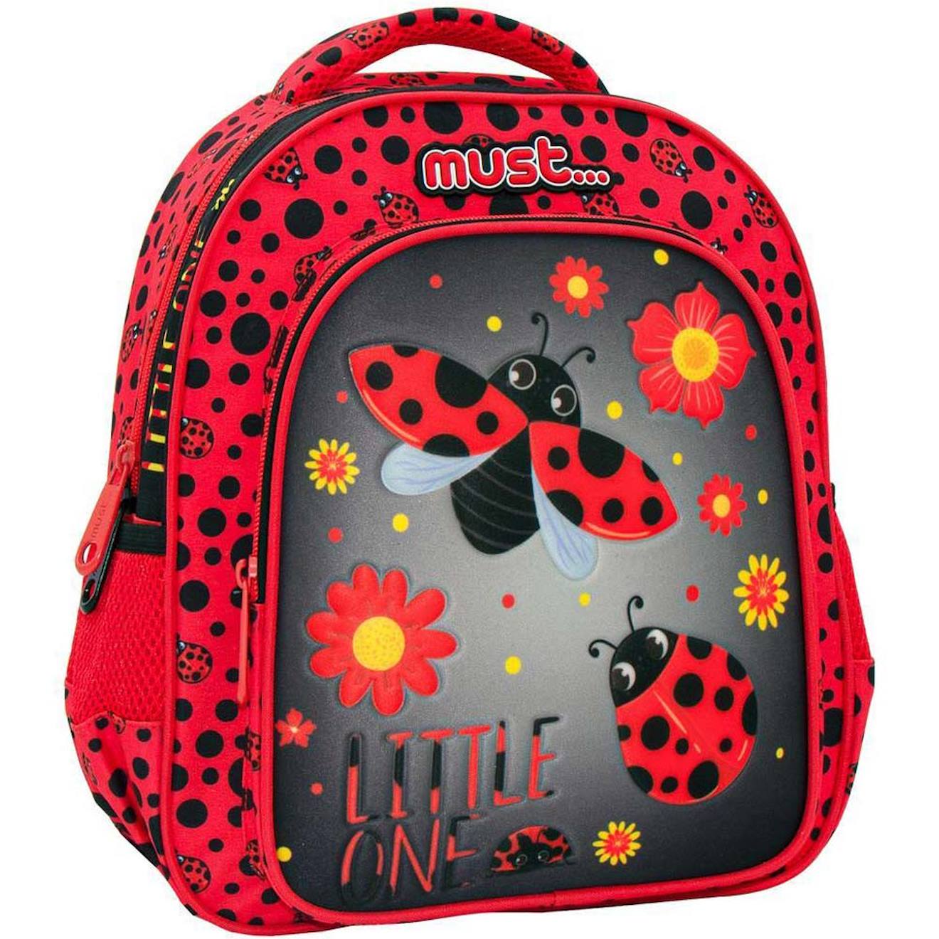 Sac À Dos Fille Cmp Imprimé Coccinelle Panneau Avant Moulé Jaune