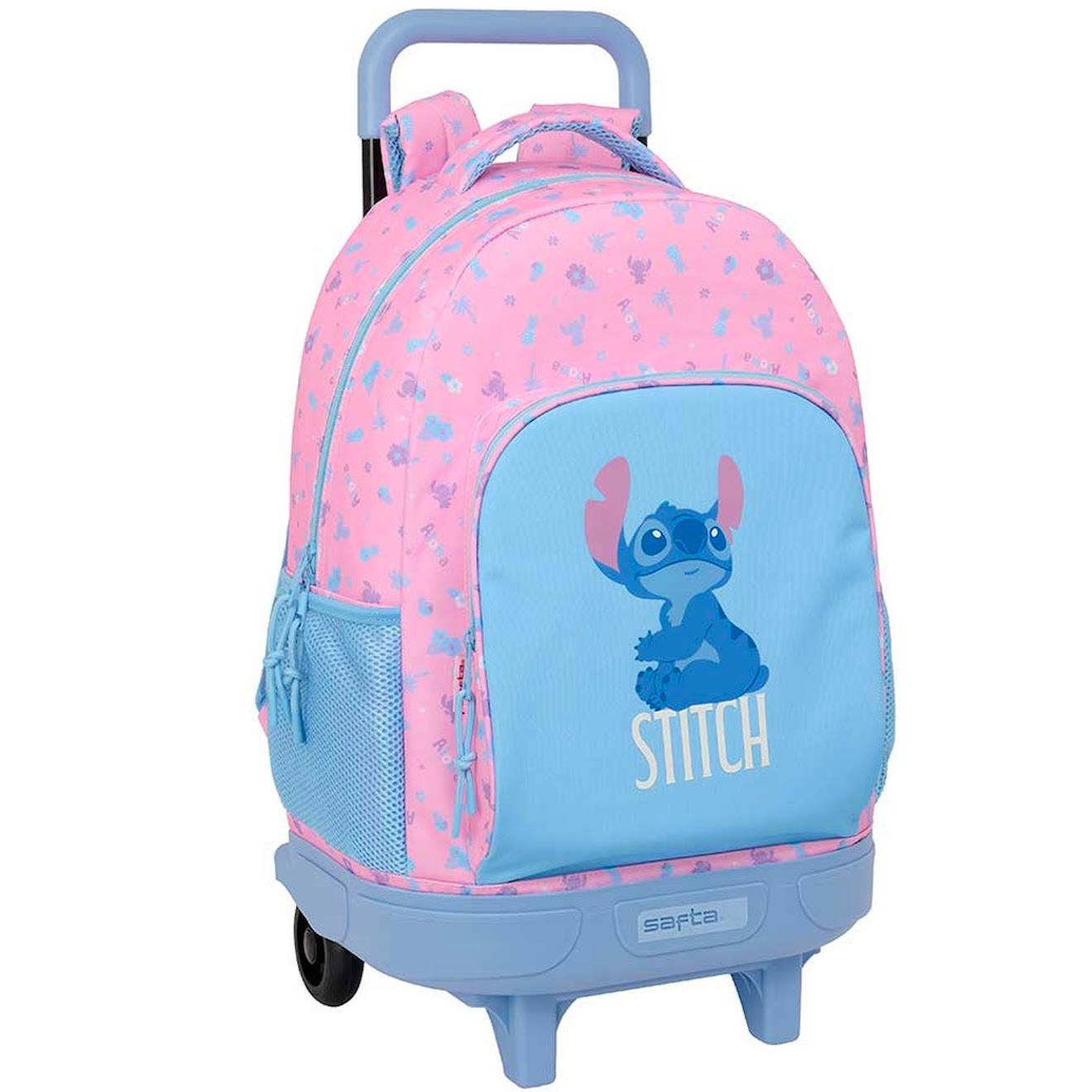 Sac À Dos À Roulettes Stitch Bright 45 Cm Trolley Haut De Gamme Multicolore