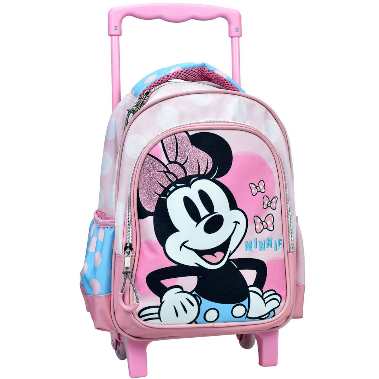 Sac À Dos À Roulettes Enfant Fille - Imprimé Minnie - Disney Vintage Love Multicolore