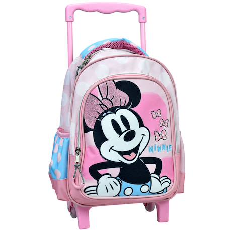 Fille-Sac à dos à roulettes enfant fille - imprimé minnie - disney vintage love