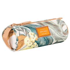 Trousse ronde zippée imprimé tropical 21 cm  - vertbaudet enfant