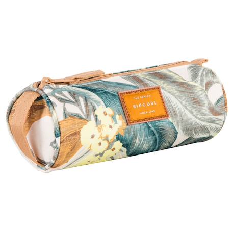 Garçon-Trousse ronde zippée imprimé tropical 21 cm