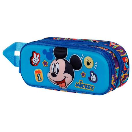 Trousse mickey mouse 3d 22 cm - 2 cpt  - vertbaudet enfant