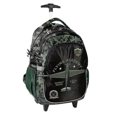 Sac à dos à roulettes air force flying academy 48 cm - cartable trolley  - vertbaudet enfant