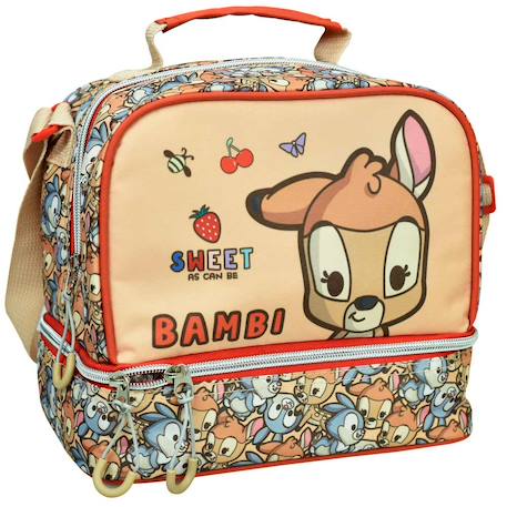 Fille-Sac goûter bambi sweet 21 cm - sac déjeuner