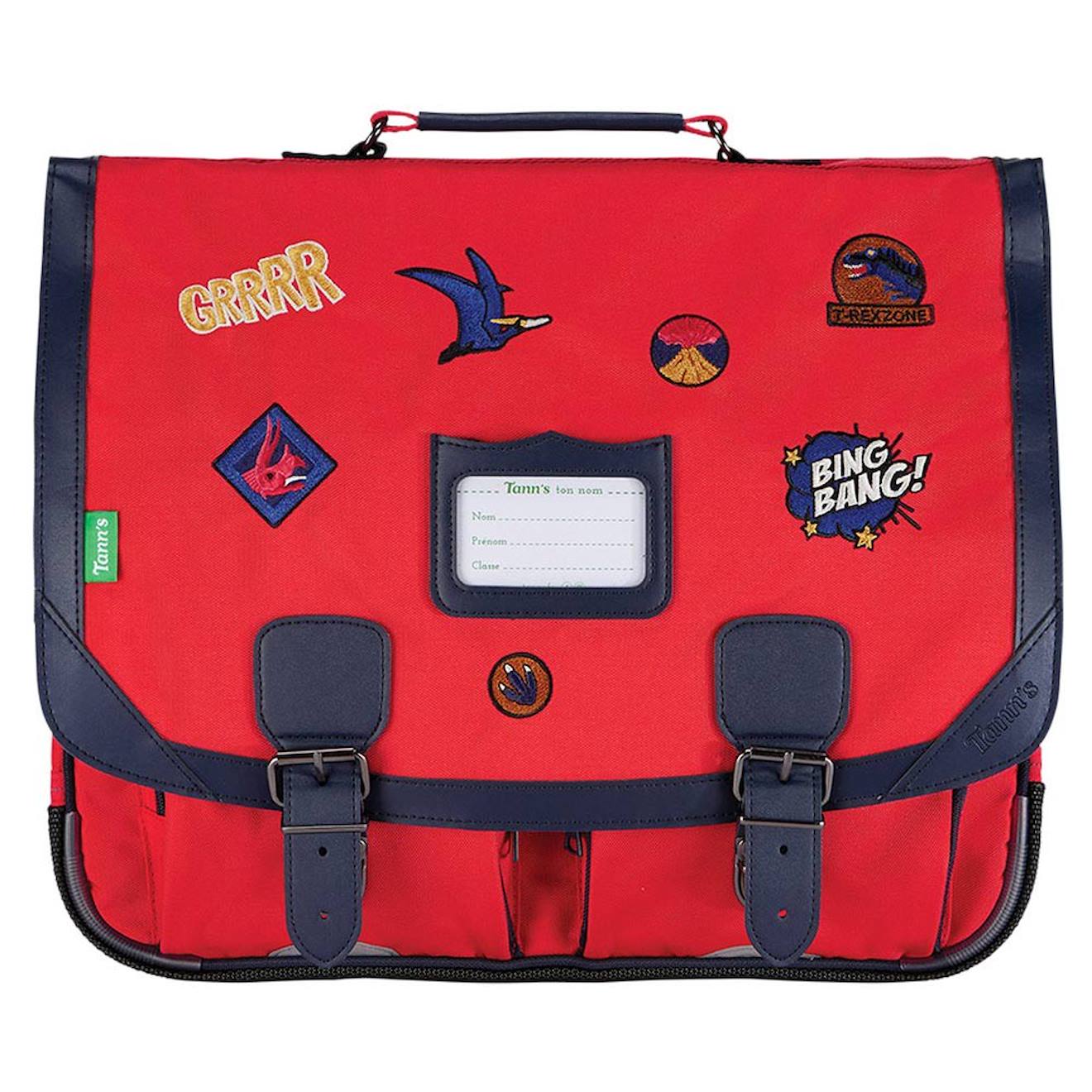 Cartable Mae 41 Cm 2 Compartiments Bandes Rflchissantes Polyester Recycl Rouge 78 €