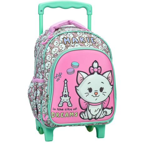 Fille-Accessoires-Cartable, trousse-Sac à dos à roulettes enfant - artistochat paris - marie