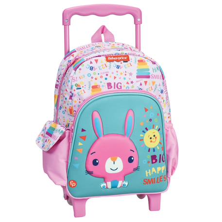 Sac à dos à roulettes lapin fisher price 30 cm maternelle  - vertbaudet enfant