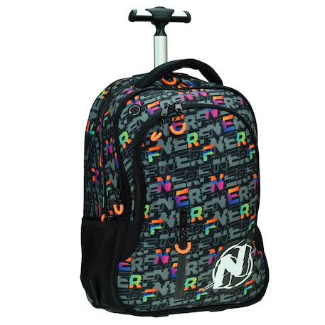 Fille-Accessoires-Fourniture scolaire-Sac à dos à roulettes - pattern robuste