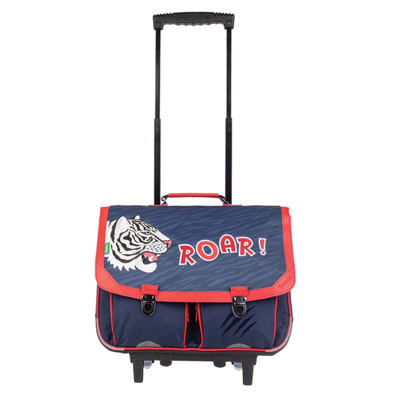 Sac À Dos À Roulettes Aaron 2025 41 Cm – 2 Compartiments Bleu / Rouge / Noir Sac À Dos À Roulettes Aaron 2025 41 Cm – 2 Compartiments Bleu / Rouge / Noir