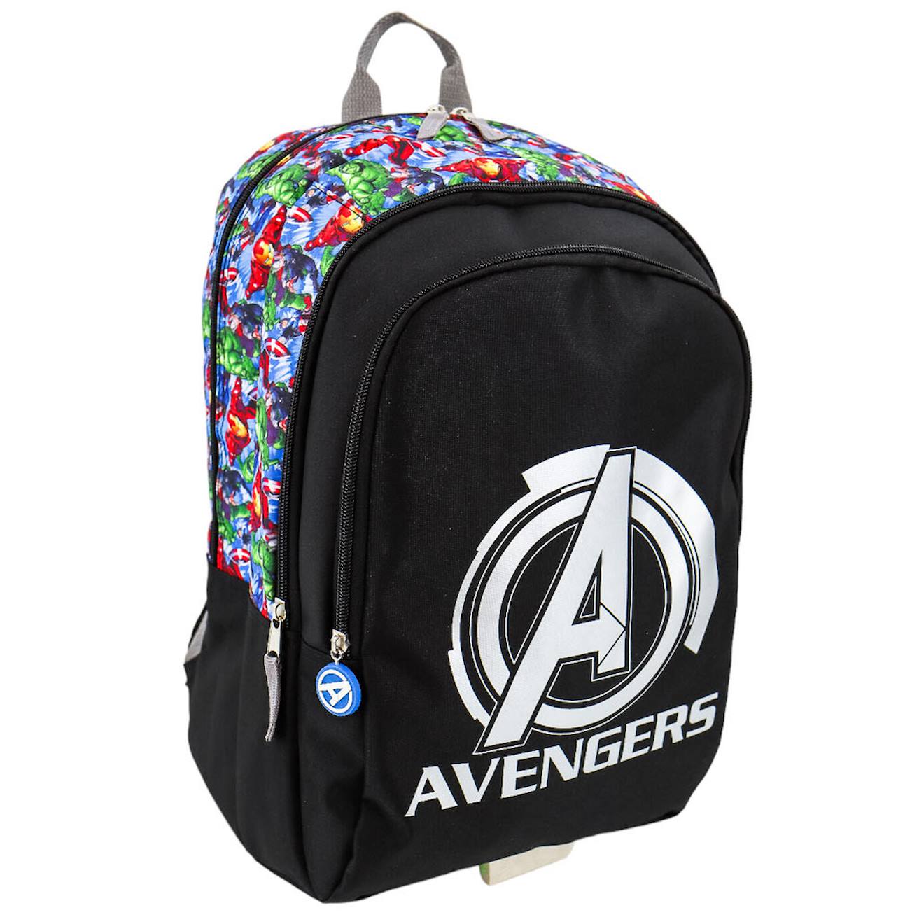 Sac À Dos Garçon Avengers Polyester Imprimé Personnages Marvel Noir / Multicolore / Blanc