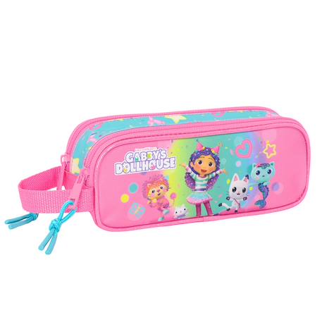 Trousse double tissu synthétique recyclé  - vertbaudet enfant