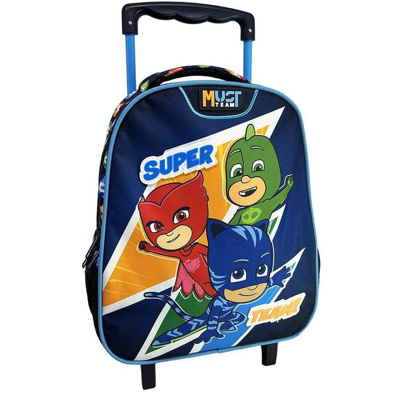 Sac Dos Roulettes Maternelle Pj Masks Must 31 Cm Bleu Marine 33 €