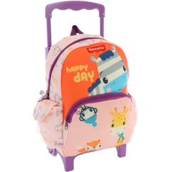 Sac à dos à roulettes maternelle zèbre fisher price 30 cm  - vertbaudet enfant