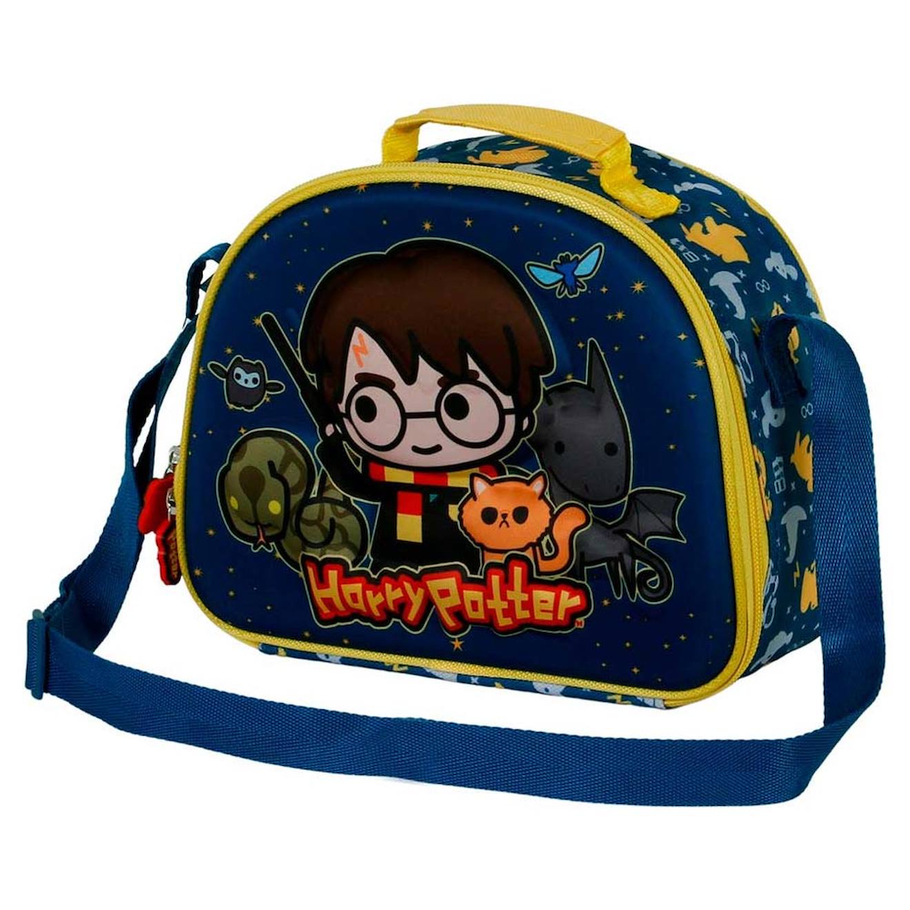 Sac Gouter Harry Potter Beasty 3d 25 Cm - Sac Déjeuner Multicolore