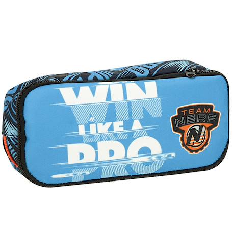 Garçon-Accessoires-Trousse rectangulaire nerf bleue 23 cm