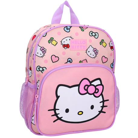 Fille-Sac à dos maternelle hello kitty 30 cm à poche zippée