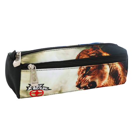 Garçon-Trousse à crayons garçon imprimée motif lion désert