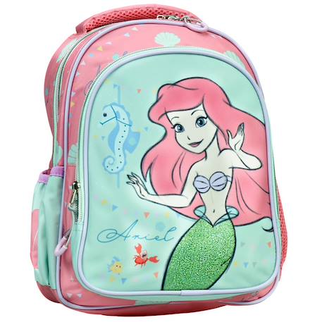Fille-Accessoires-Sac à dos maternelle licence disney princess ariel gim en tissu synthétique