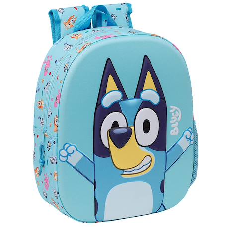 Garçon-Accessoires-Sac à dos maternelle 3d bluey en polyester 300d