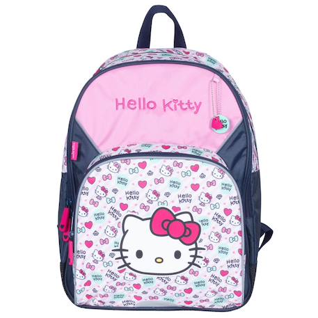 Fille-Sac à dos scolaire fille motif hello kitty dos moussé renforcé 42 cm