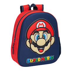 Sac à dos maternelle 3d motif super mario super mario  - vertbaudet enfant