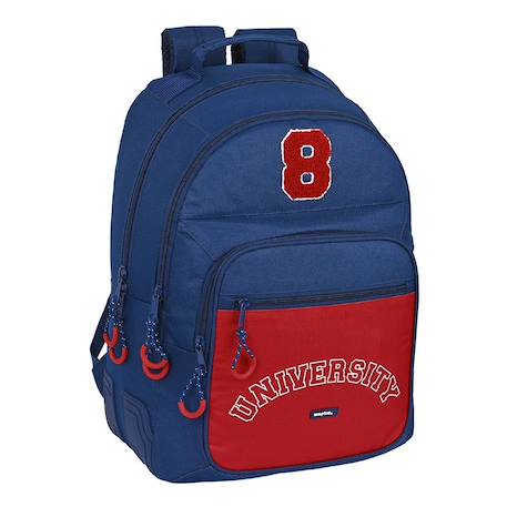 Sac à dos scolaire university avec 2 compartiments 42 cm  - vertbaudet enfant