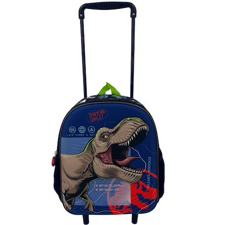 Sac à dos trolley jurassic world devant 3d moulé en synthétique  - vertbaudet enfant