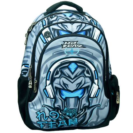 Garçon-Accessoires-Fourniture scolaire-Sac à dos scolaire garçon compartimenté motif robot no fear 43 cm