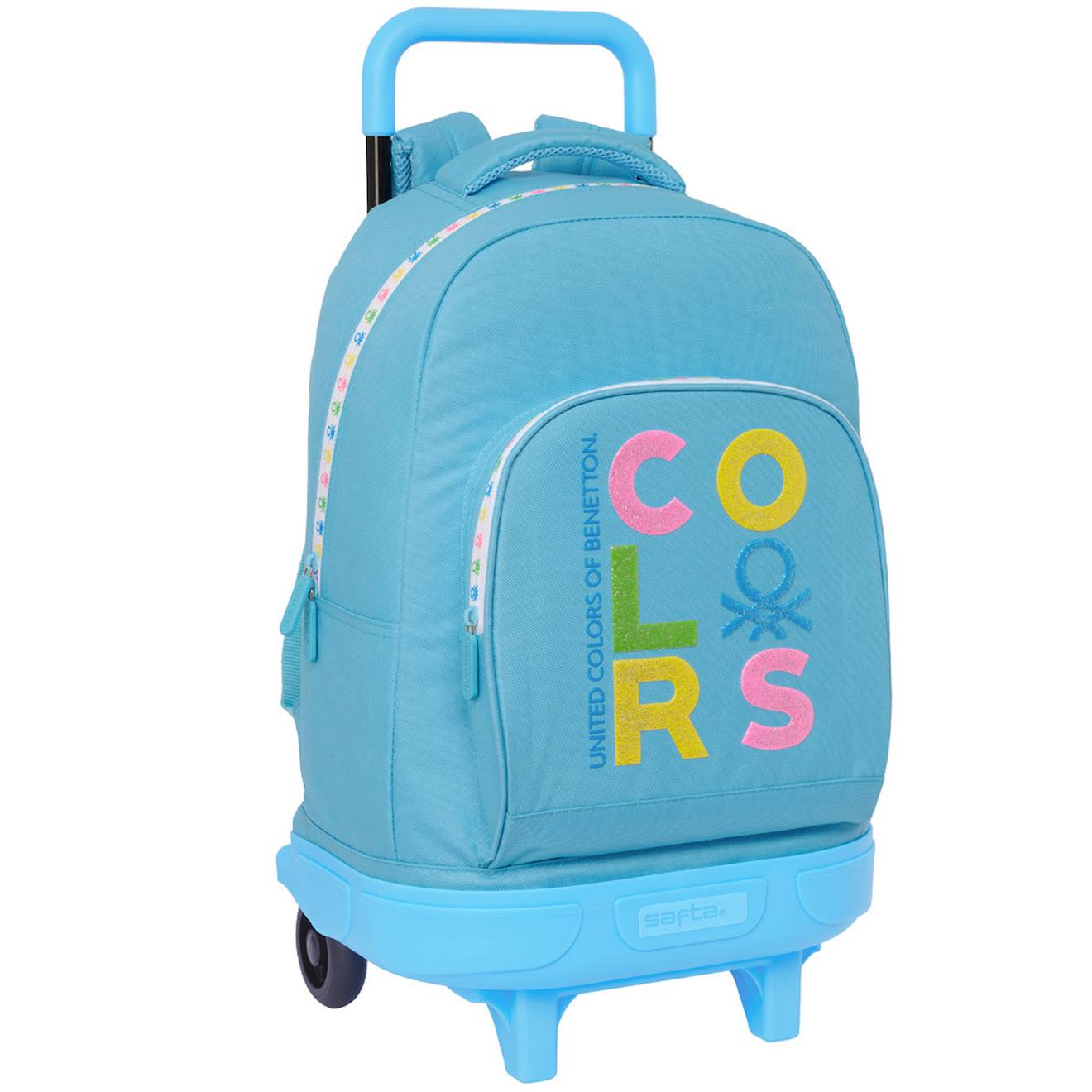 Sac À Dos À Roulettes Benetton Spring - Trolley 45 Cm Multicolore