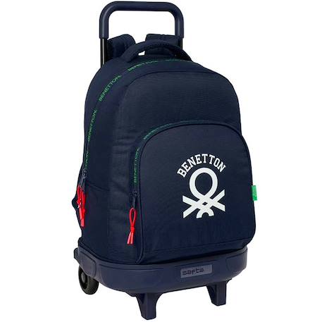 Sac à dos à roulettes benetton together 45 cm trolley haut de gamme  - vertbaudet enfant
