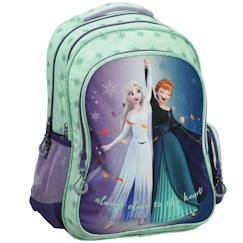 -Sac à dos scolaire fille gim imprimé reine des neiges en tissu synthétique