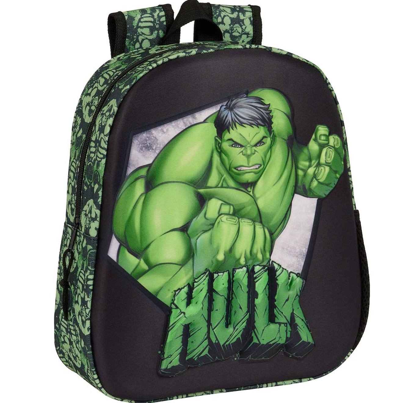 Sac Dos Hulk 3d Maternelle - 33 Cm - Haut De Gamme - Marvel Multicolore 16$
