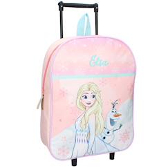 Sac à dos à roulettes enfant fille - reine des neiges olaf - trolley 39 cm  - vertbaudet enfant