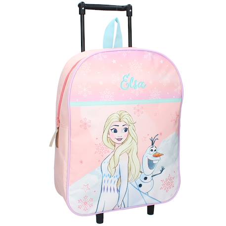 Sac à dos à roulettes enfant - reine des neiges olaf - trolley 39 cm  - vertbaudet enfant