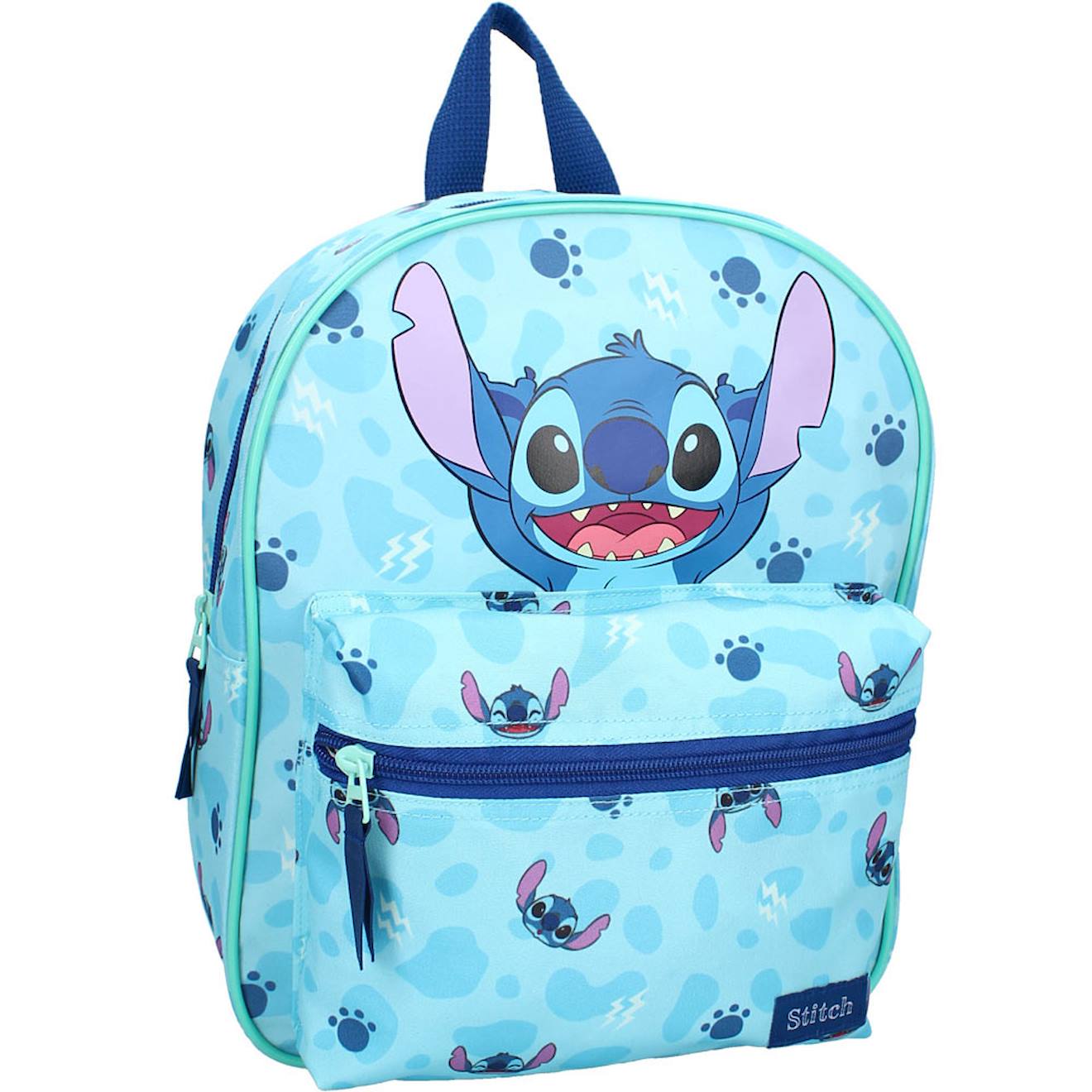 Sac À Dos Maternelle Fille Polyester Stitch All Good Bleu / Vert / Clair
