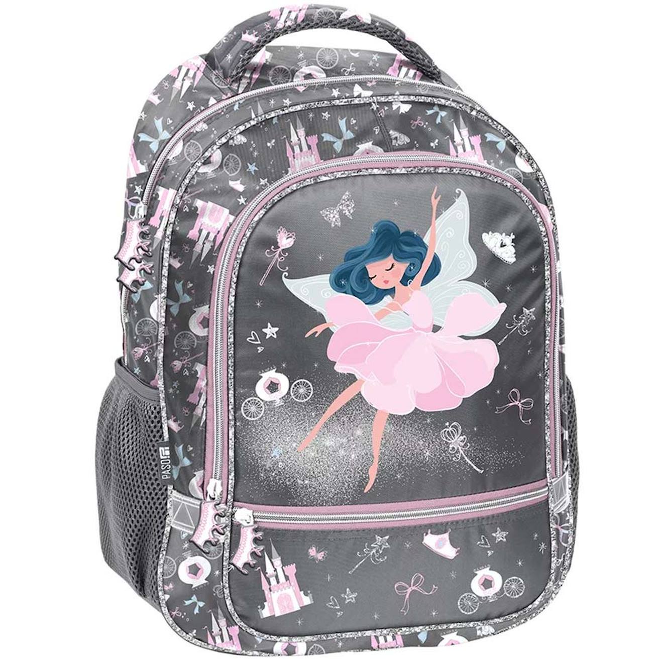 Sac Dos Enfant Fille Ballerine Fe 38 Cm Gris Rose Clair 29 €