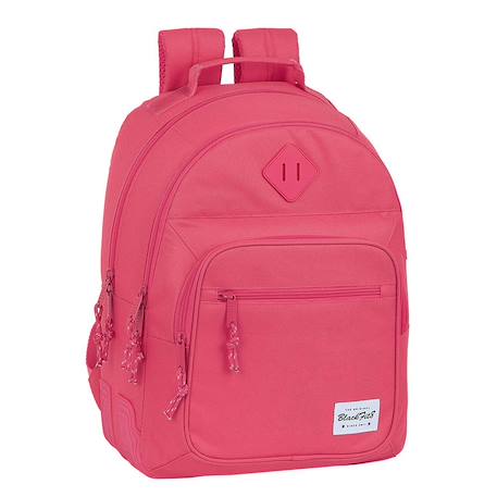 Fille-Accessoires-Sac à dos scolaire blackfit8 couleur fraise 2 compartiments 42 cm