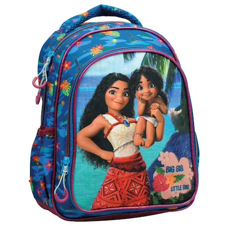 Fille-Sac à dos fille imprimé vaiana motif tropical synthétique gim/disney